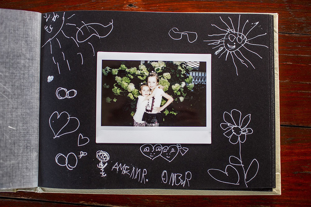 свадебная книга пожеланий с фотографиями Polaroid своими руками