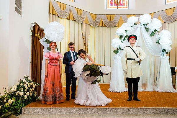 Свадебная прогулка в парке Дрозды в Минске