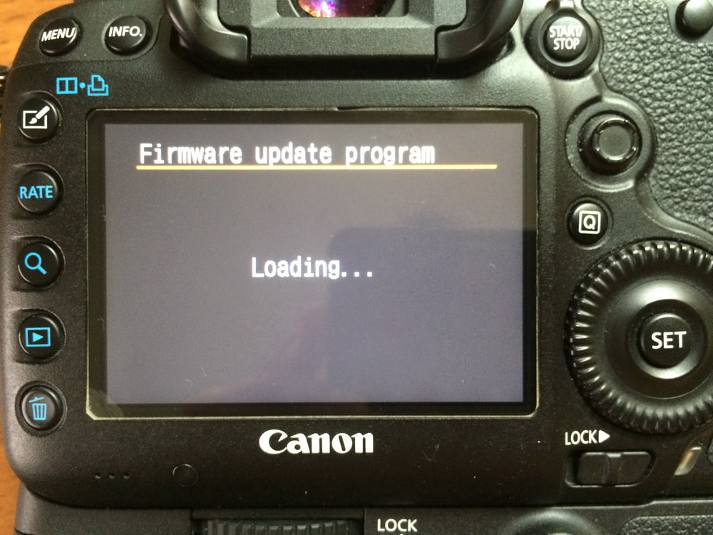 обновление версии прошивки на Canon 5D Mark III